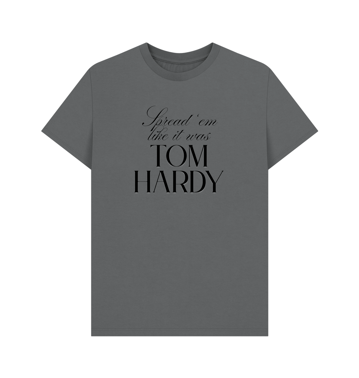 Slate Grey Printed T-shirt Front