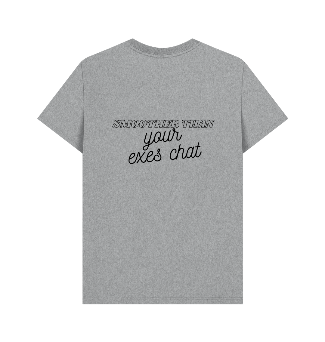 Athletic Grey Printed T-shirt Back