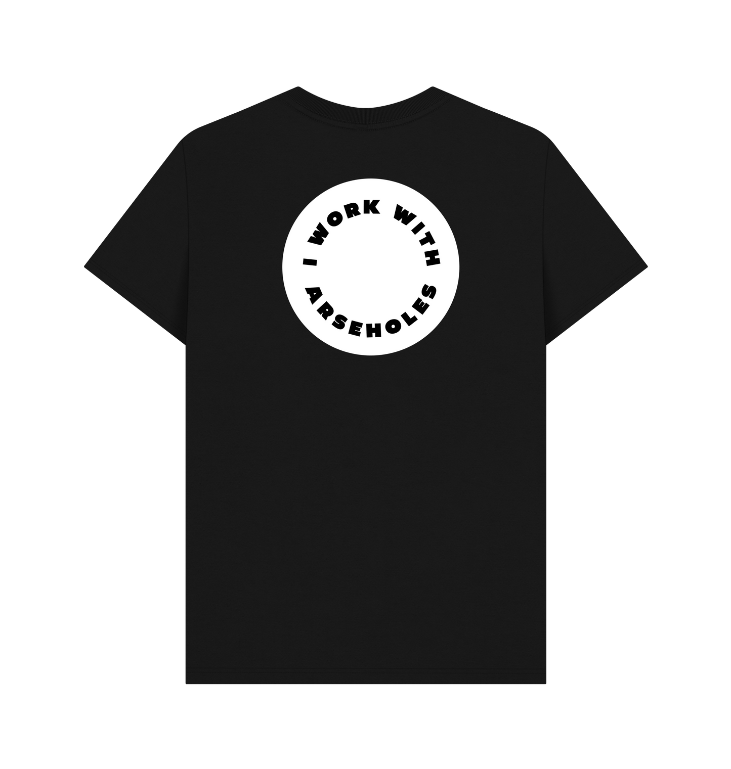 Black Printed T-shirt Back