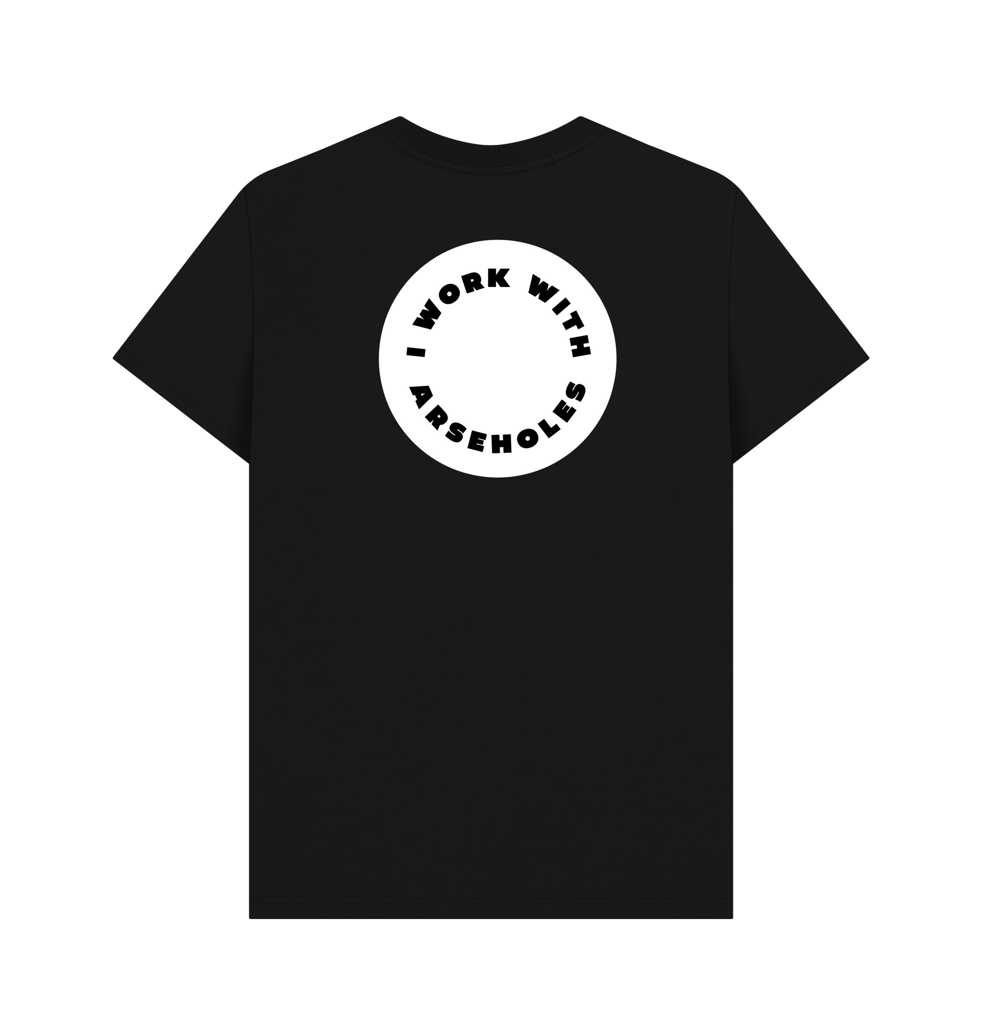 Black Printed T-shirt Back