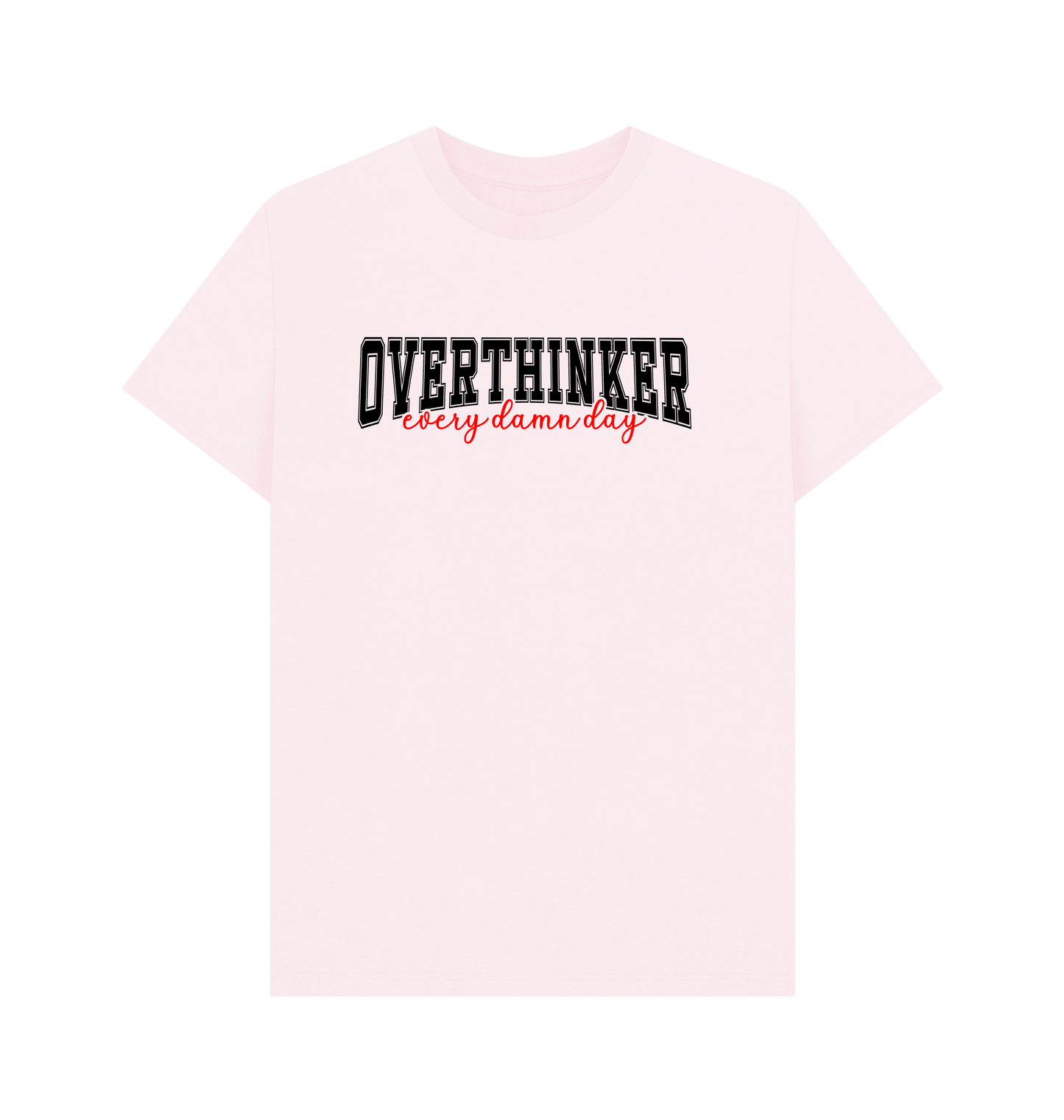 Pink Printed T-shirt Front