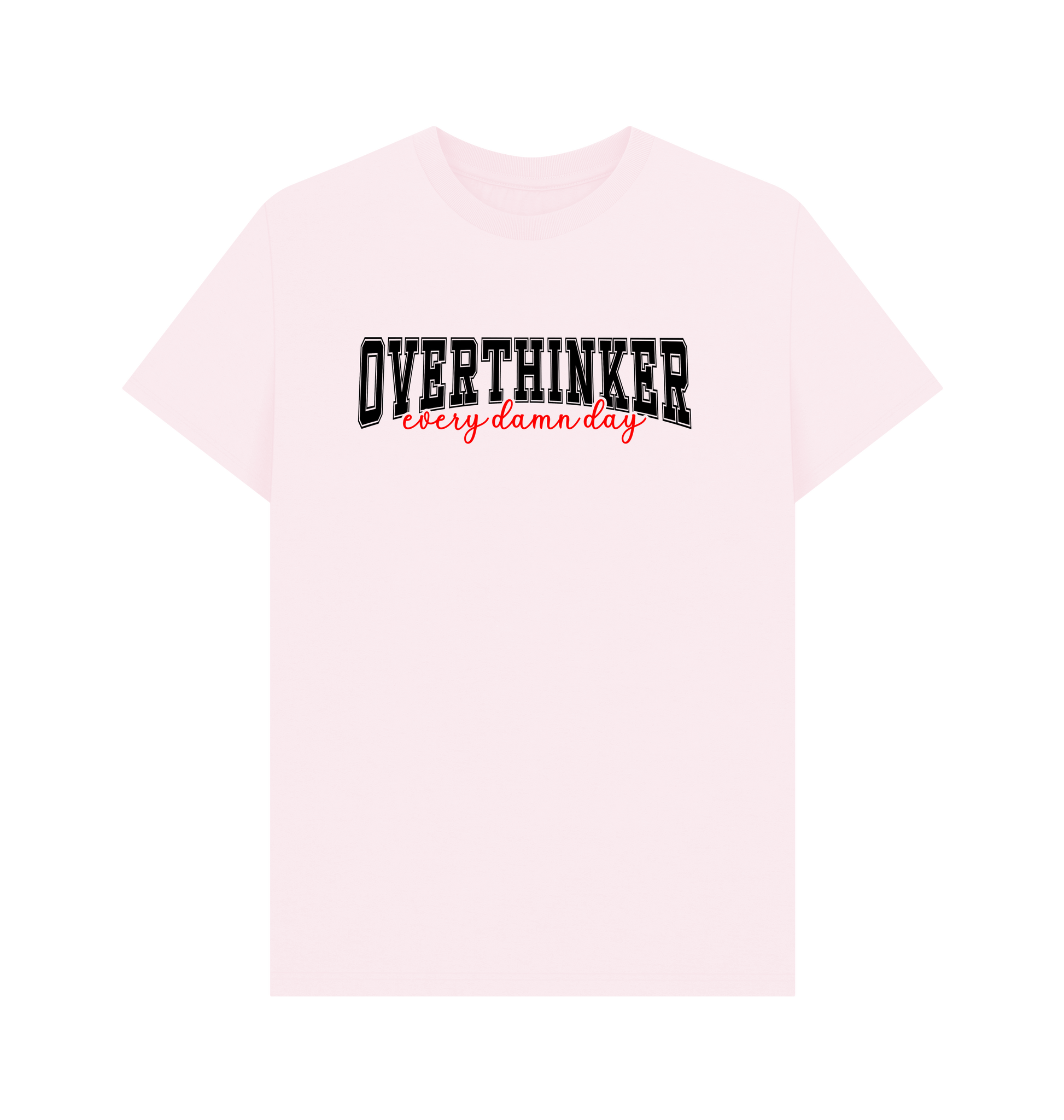 Pink Printed T-shirt Front