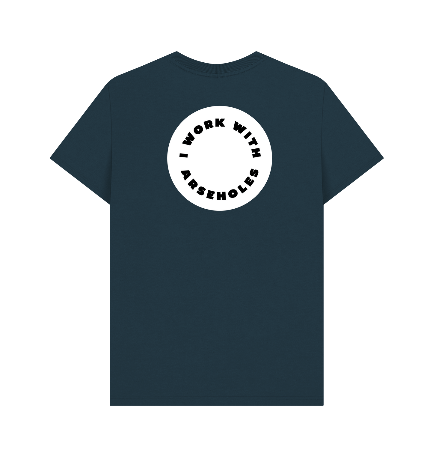 Denim Blue Printed T-shirt Back