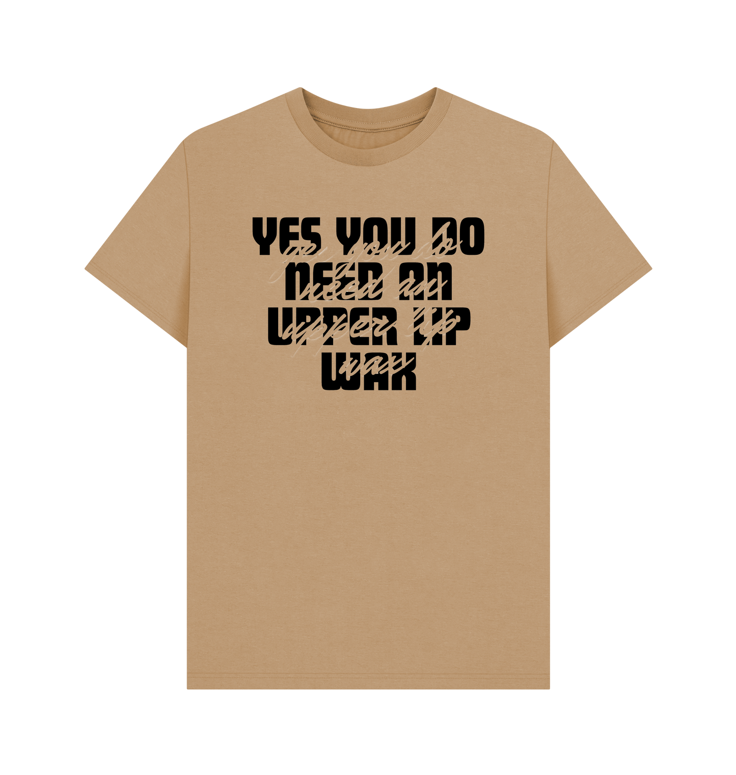 Sand Printed T-shirt Front