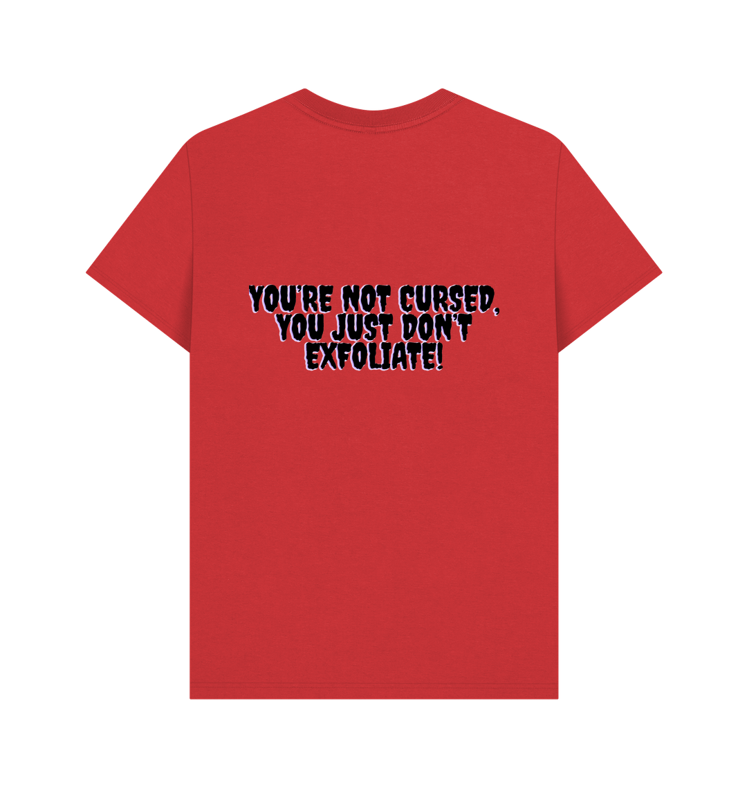 Red Printed T-shirt Back