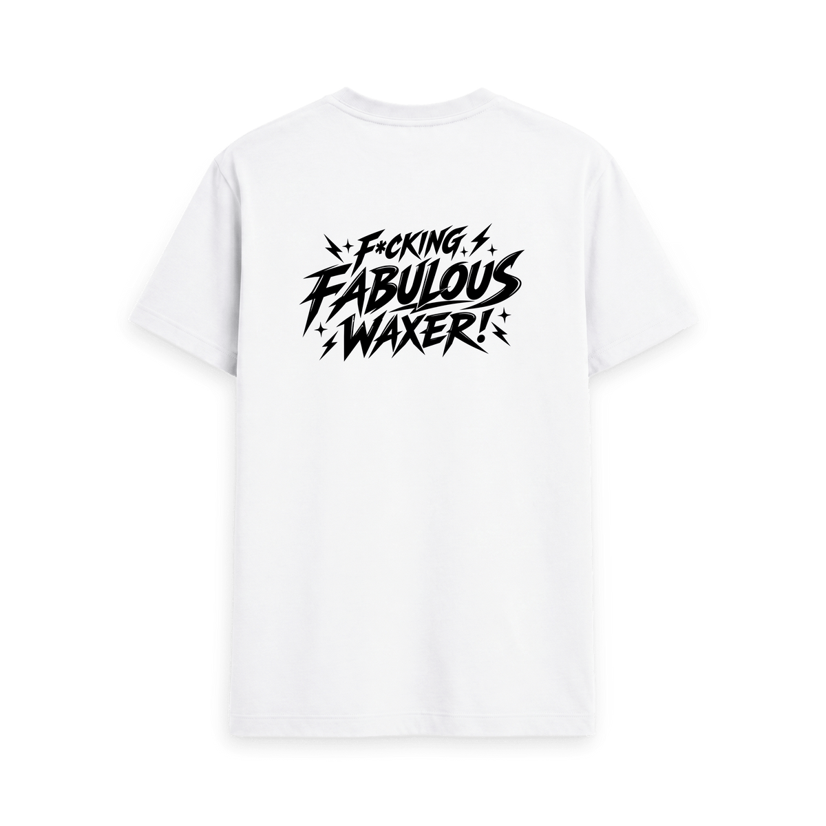 White Printed T-shirt Back
