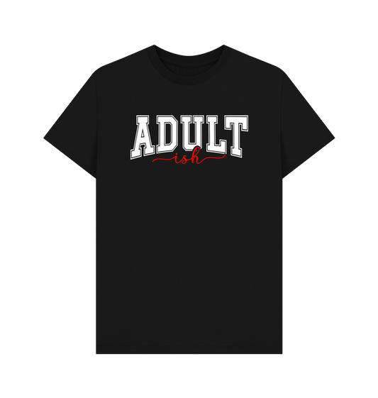 Black Printed T-shirt Front