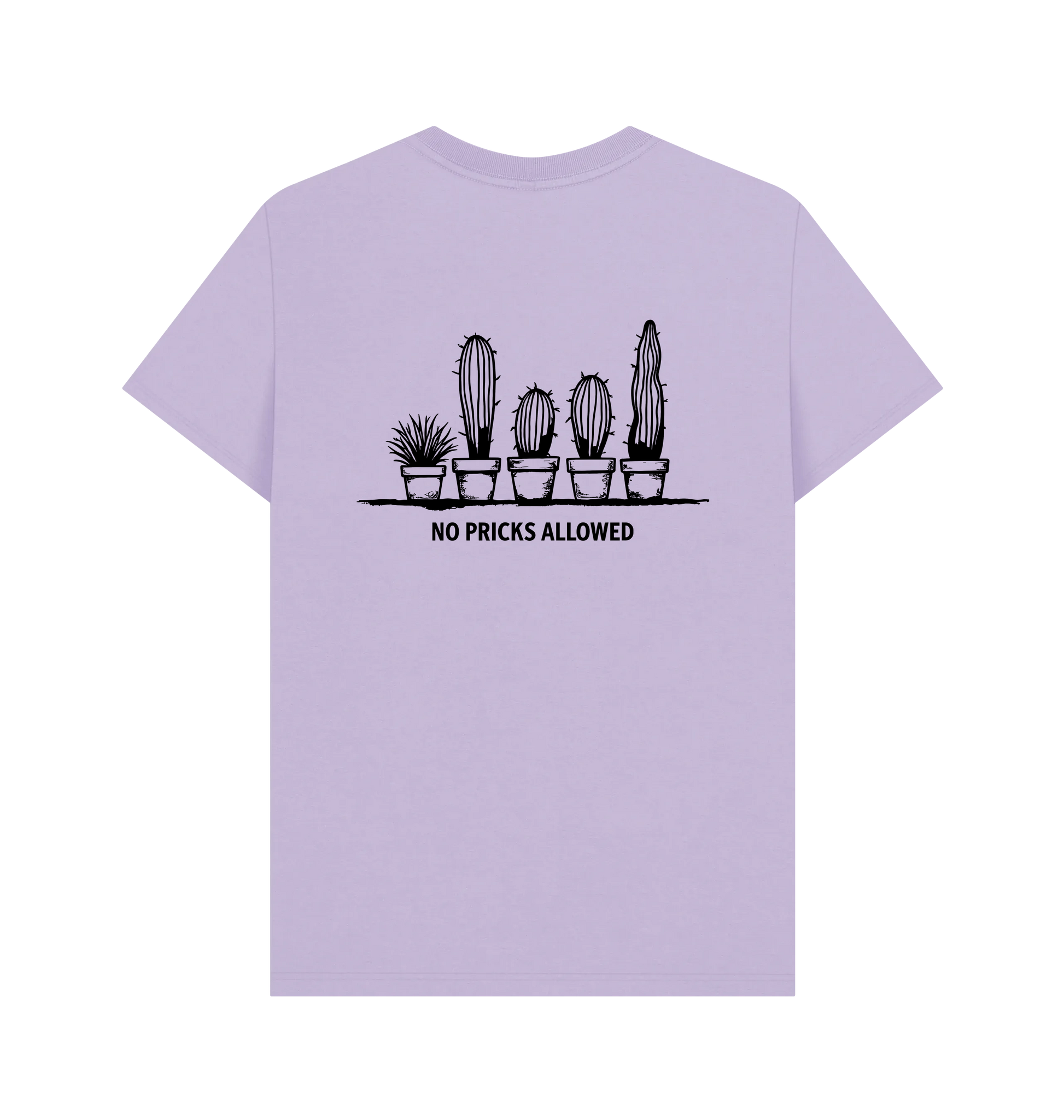 Lilac Printed T-shirt Back