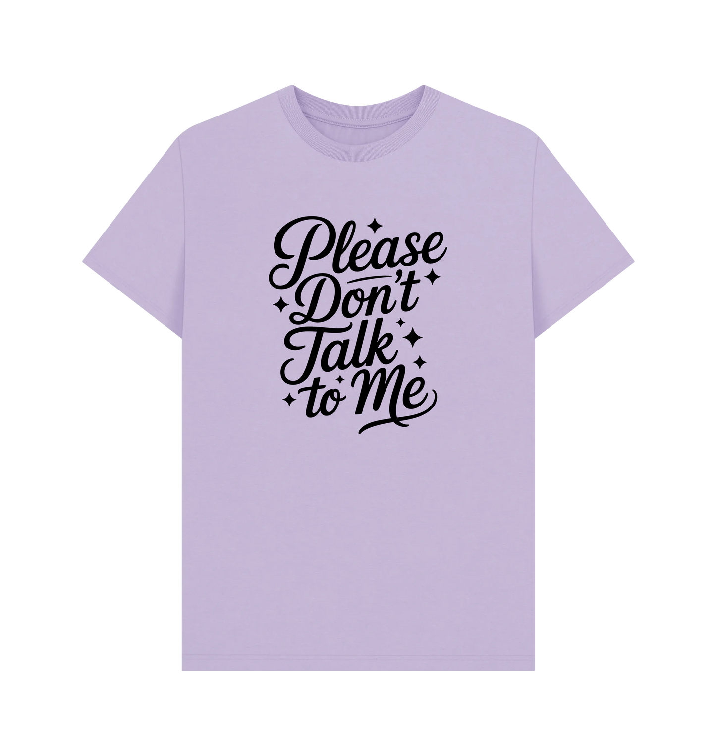 Lilac Printed T-shirt Front