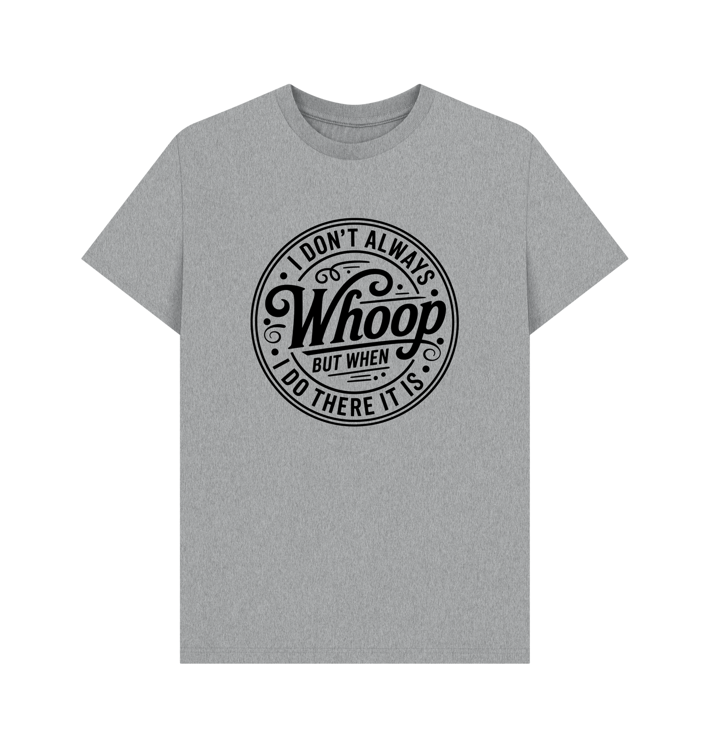 Athletic Grey Printed T-shirt Front