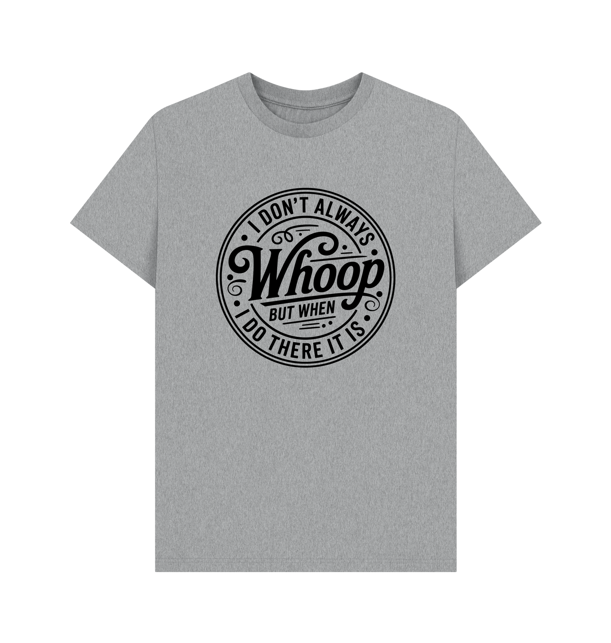 Athletic Grey Printed T-shirt Front