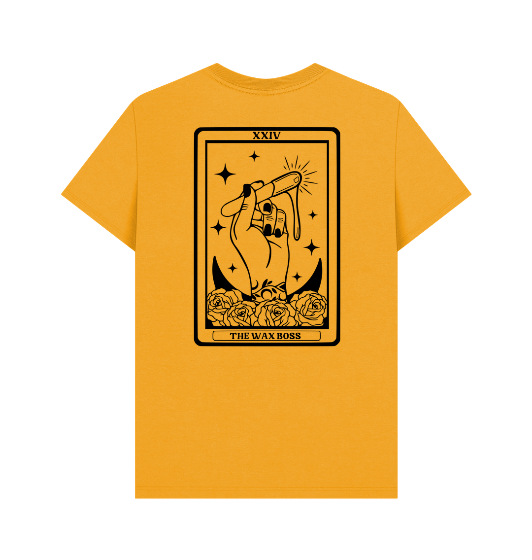 Mustard Printed T-shirt Back