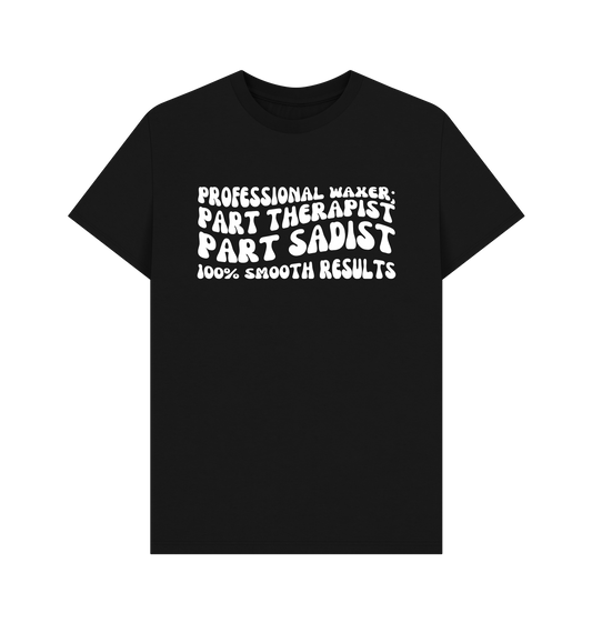 Black Printed T-shirt Front