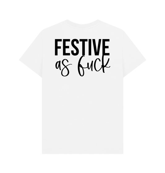 White Printed T-shirt Back