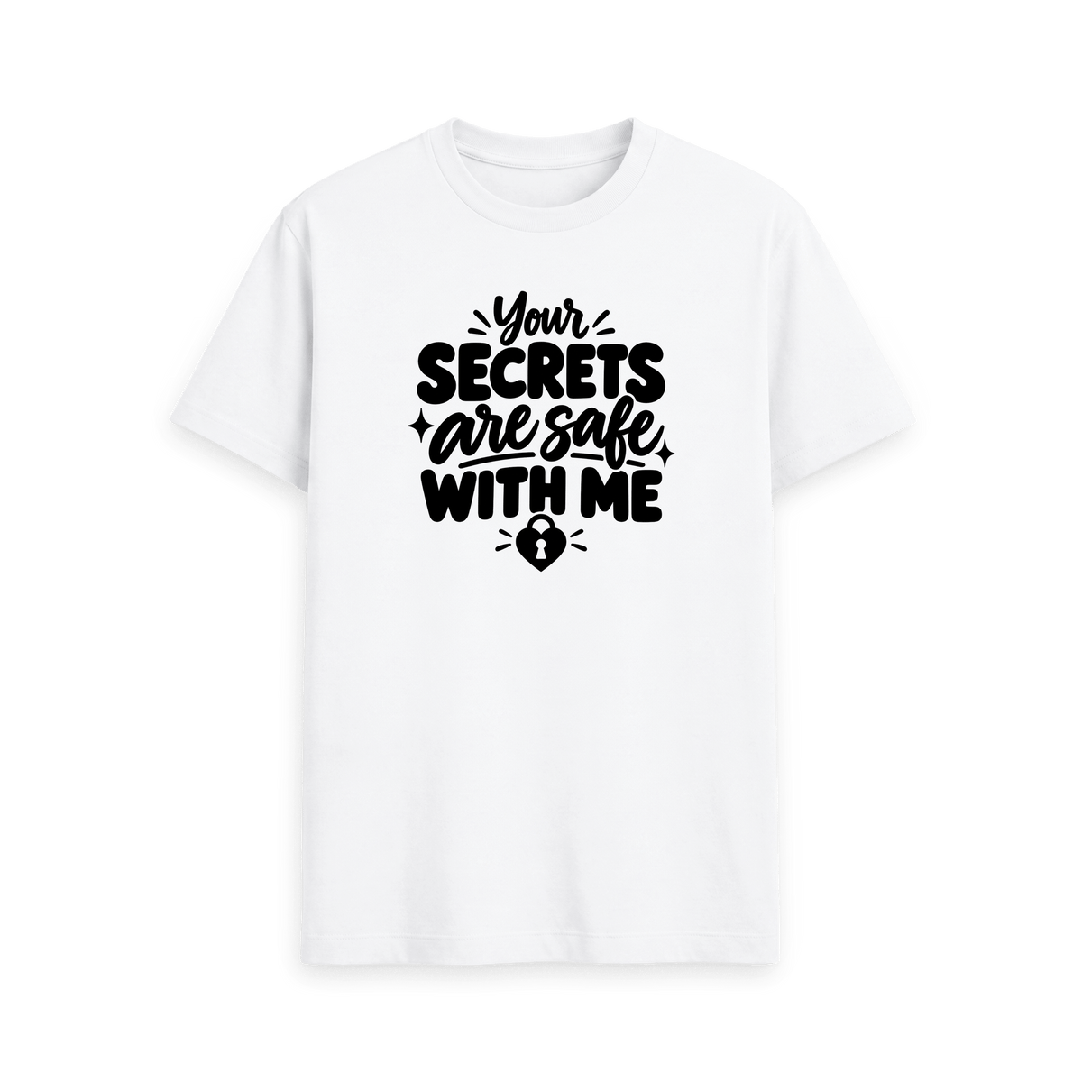 White Printed T-shirt Front