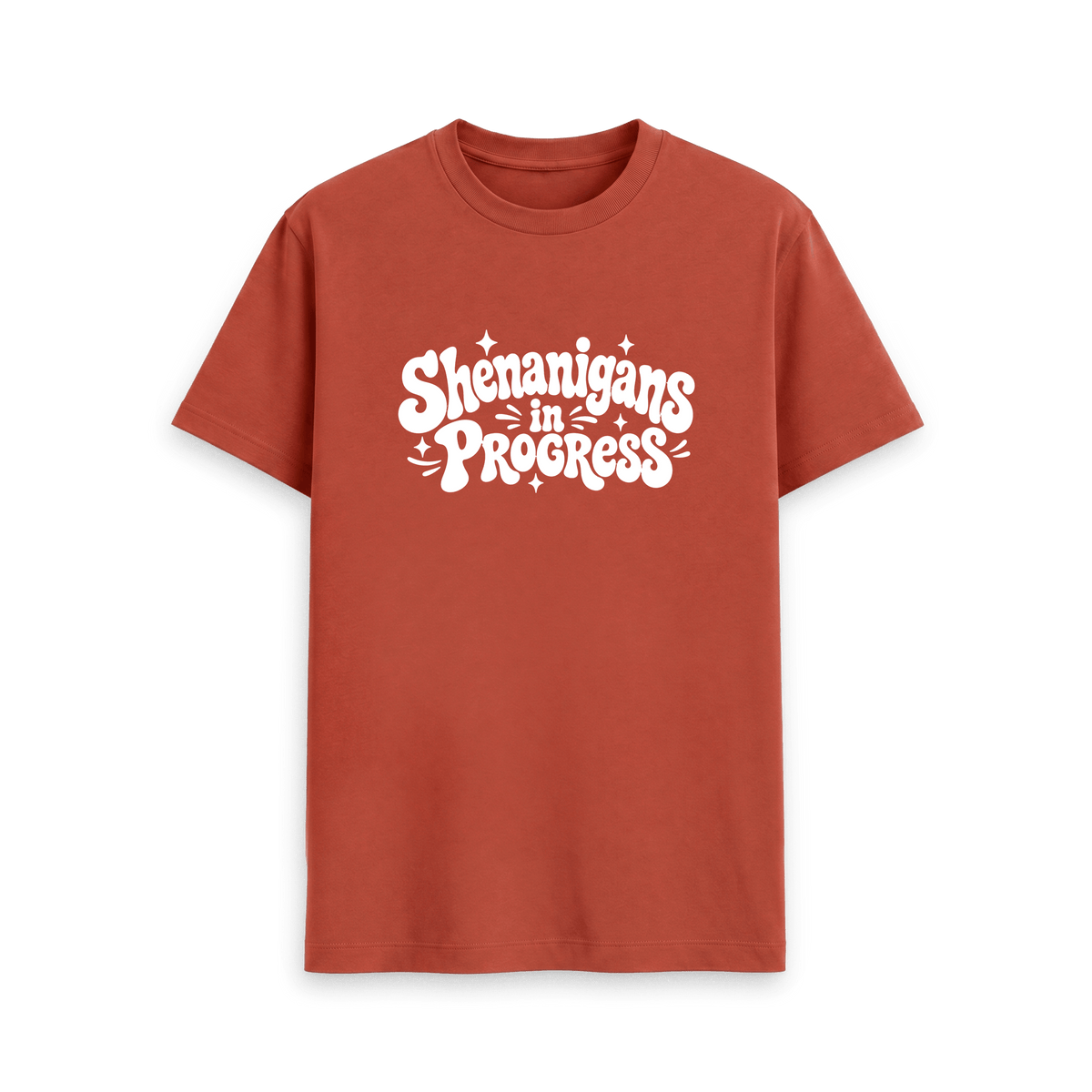 Rust Printed T-shirt Front