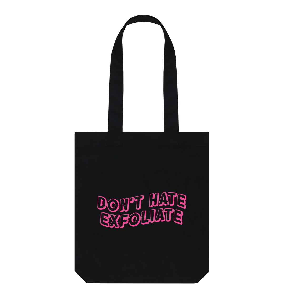 Black Printed Bag Front