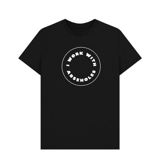Black Printed T-shirt Front