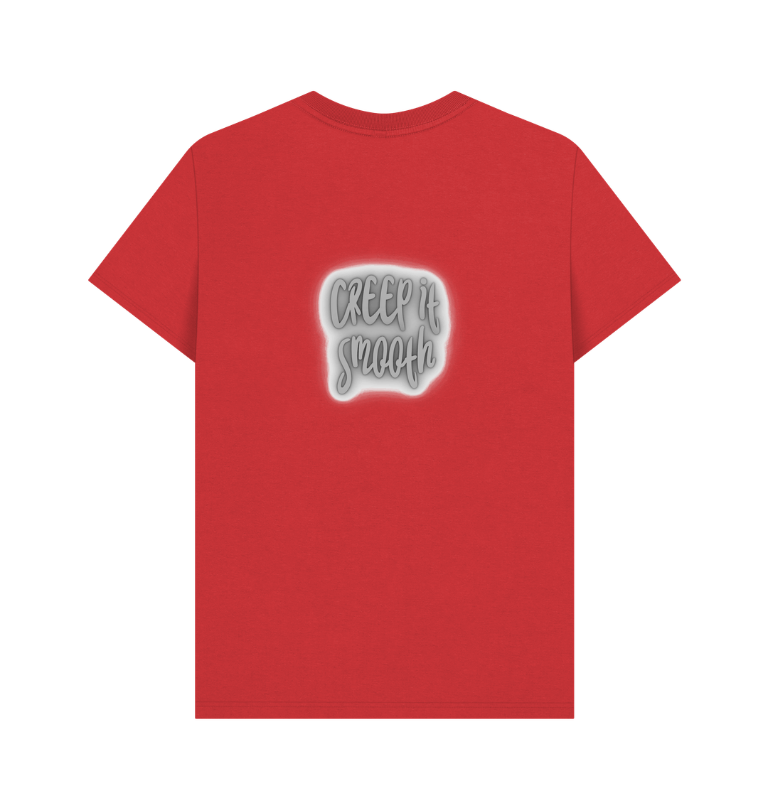 Red Printed T-shirt Back