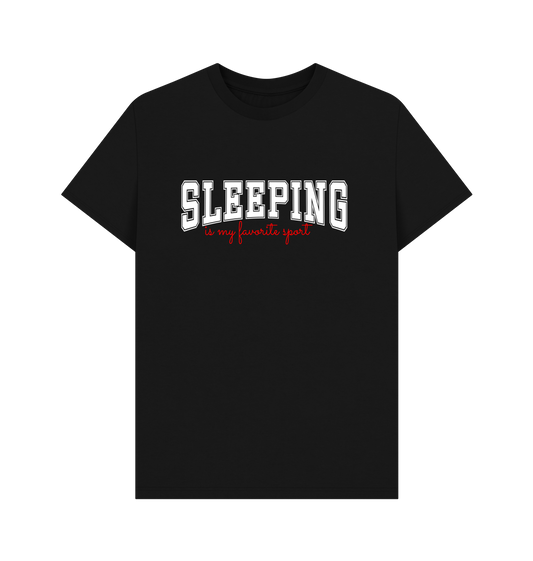 Black Printed T-shirt Front