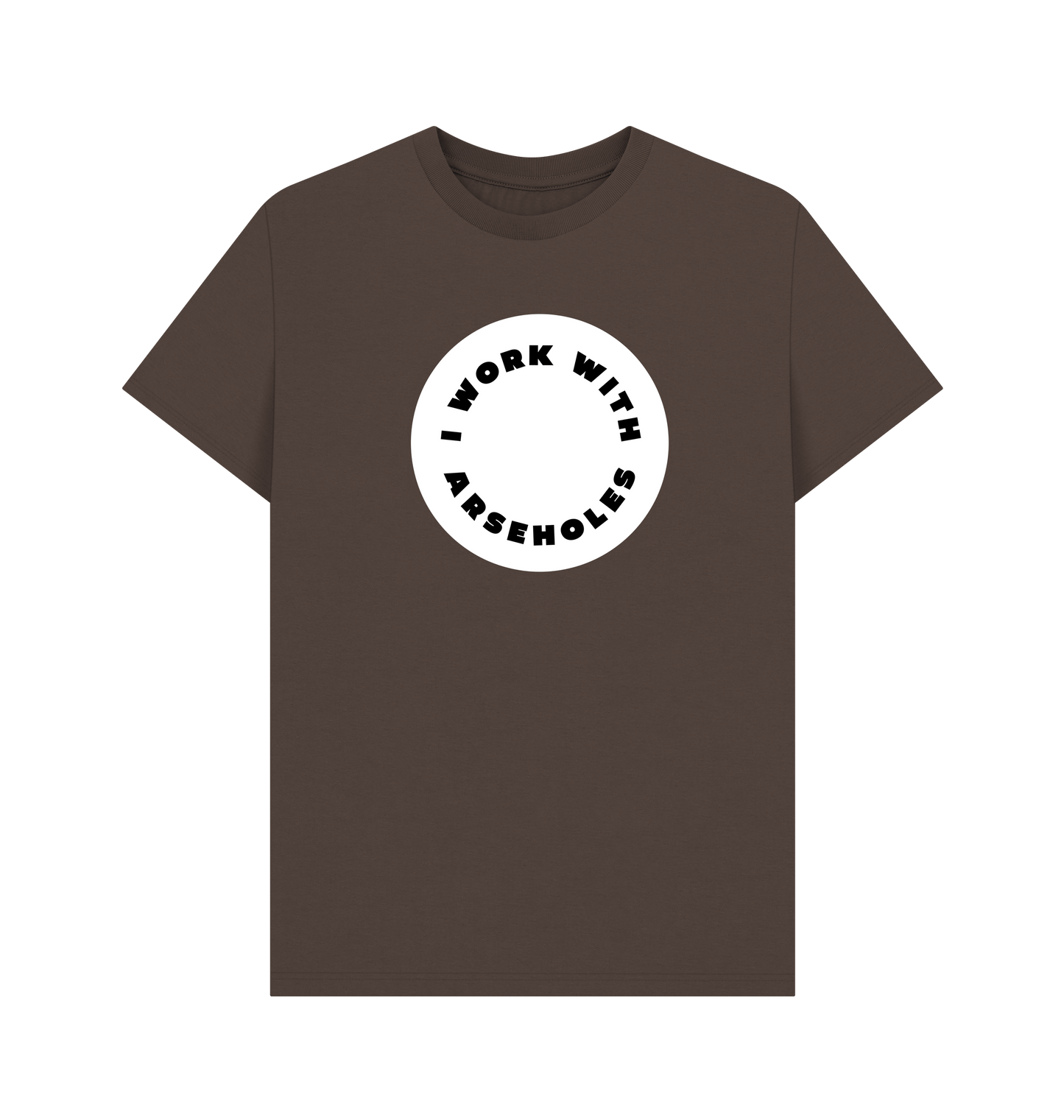 Chocolate Printed T-shirt Front