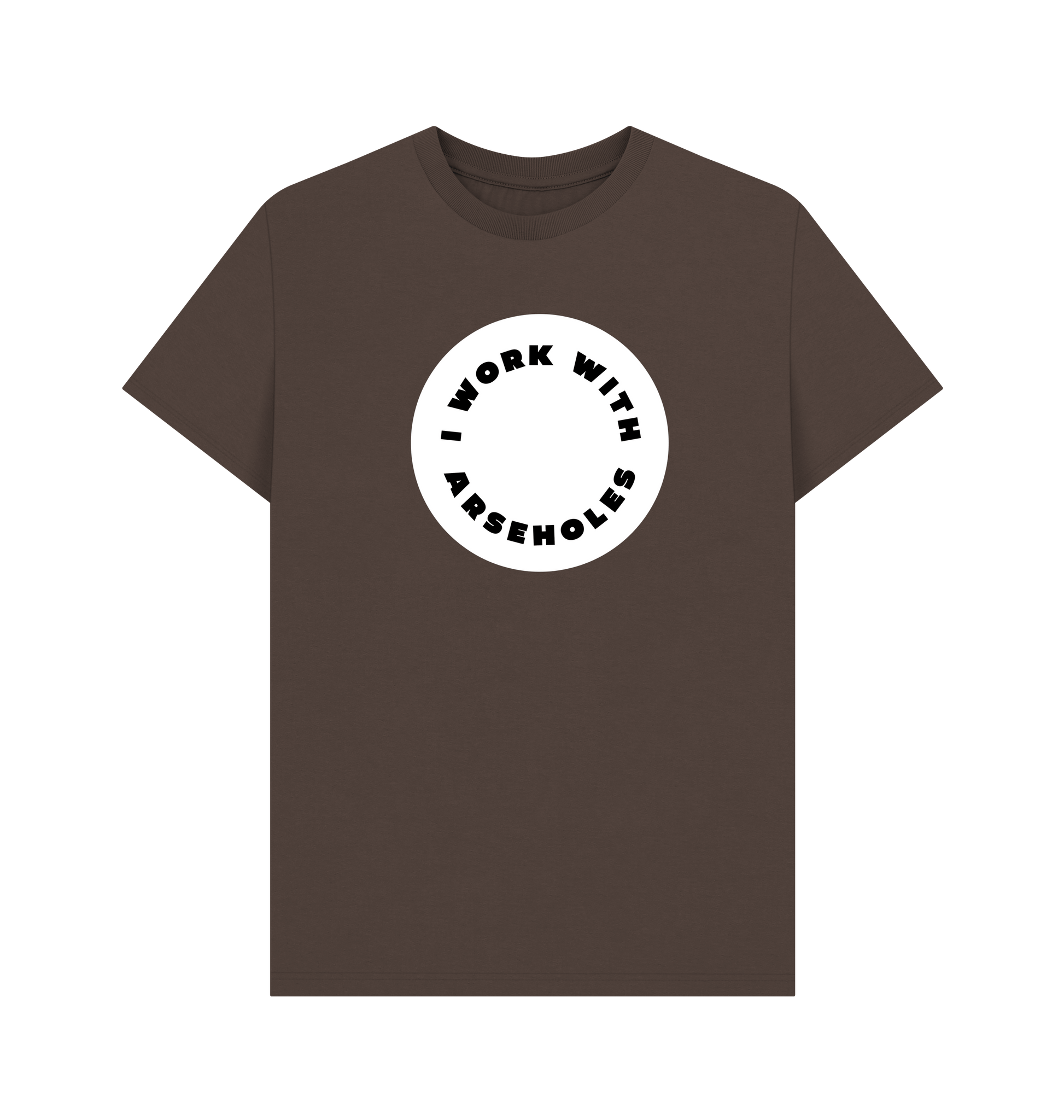 Chocolate Printed T-shirt Front