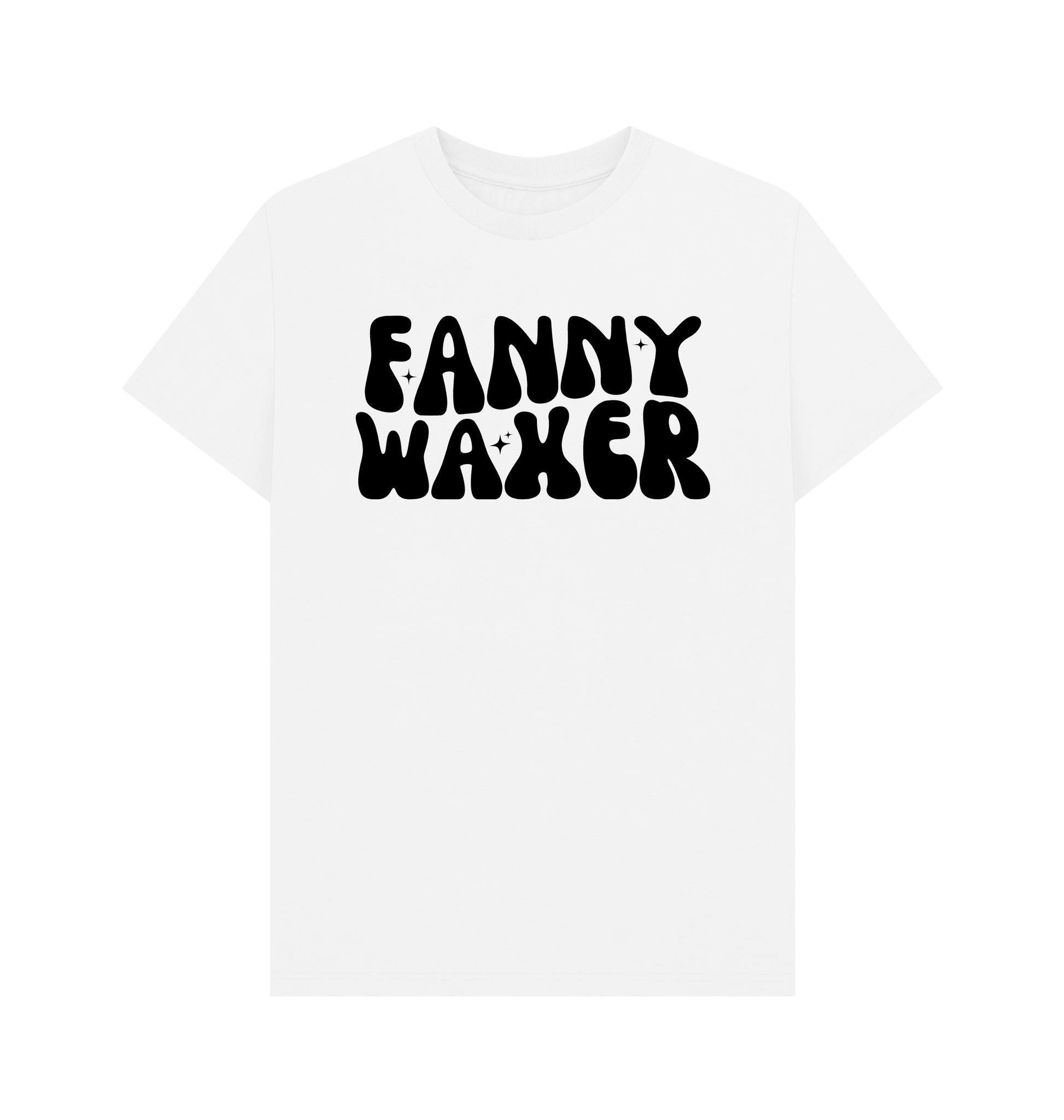 White Printed T-shirt Front