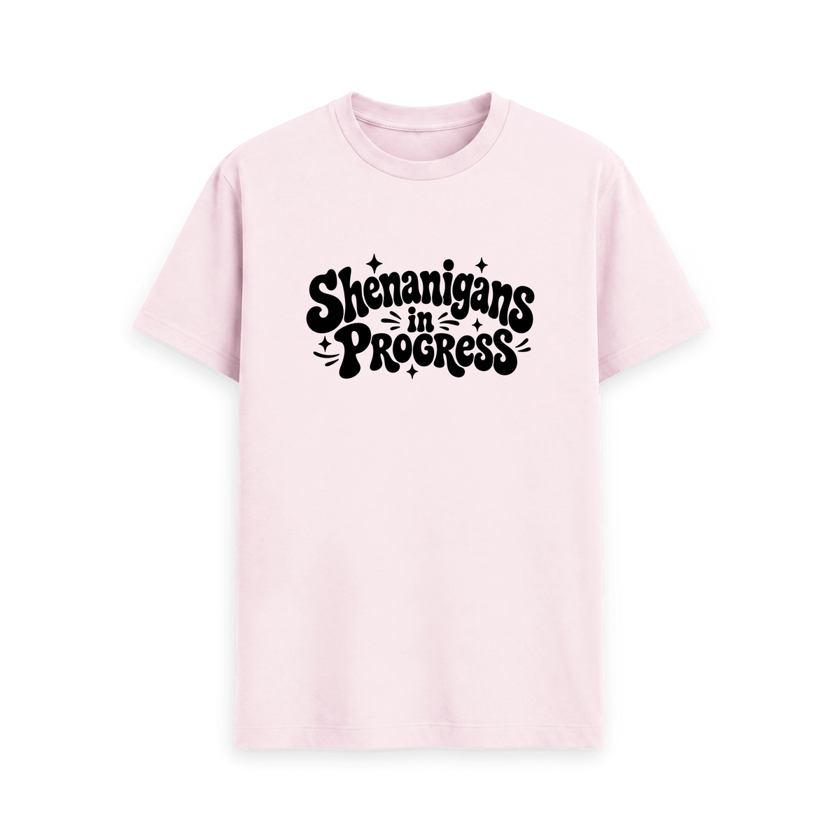 Pink Printed T-shirt Front