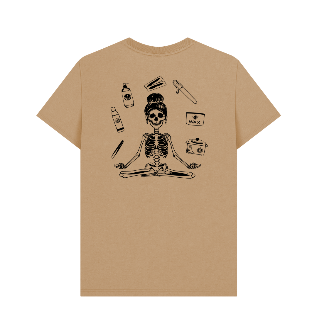 Sand BACK DESIGN - WAX SKELETON black