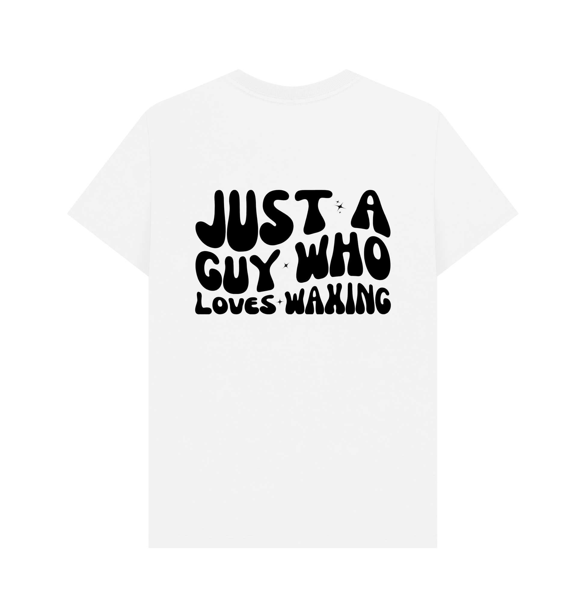White Printed T-shirt Back