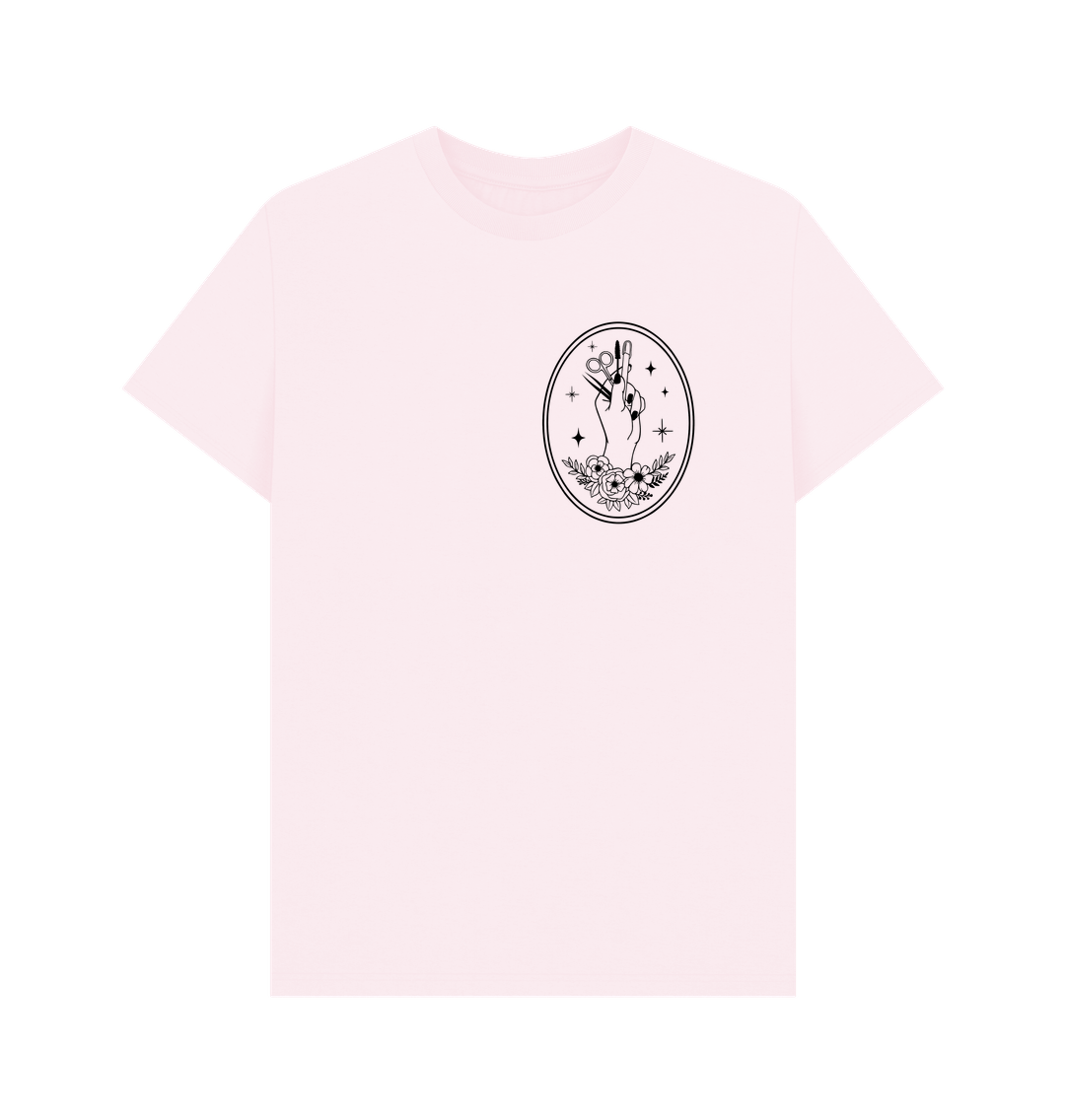 Pink Printed T-shirt Front