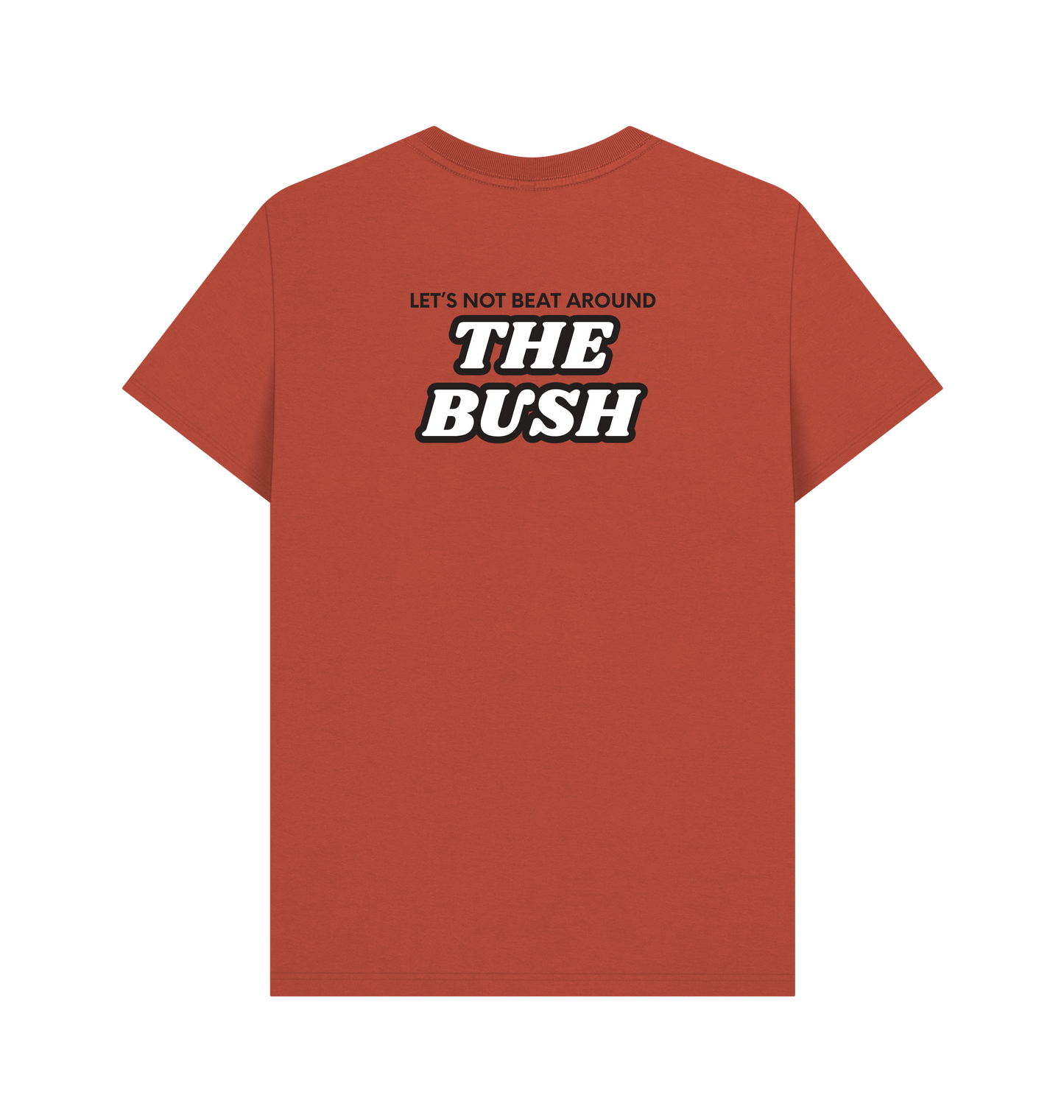 Rust Printed T-shirt Back