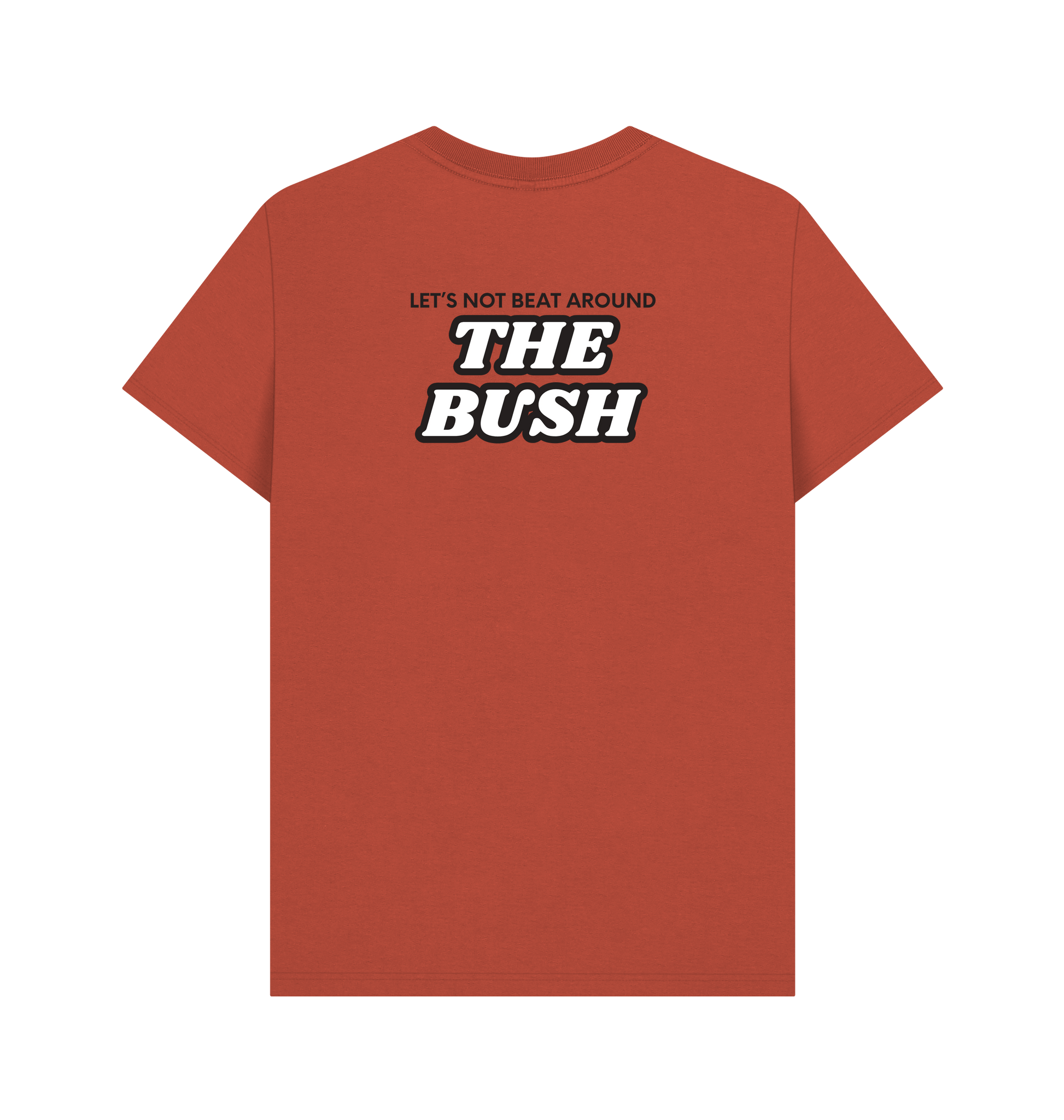 Rust Printed T-shirt Back