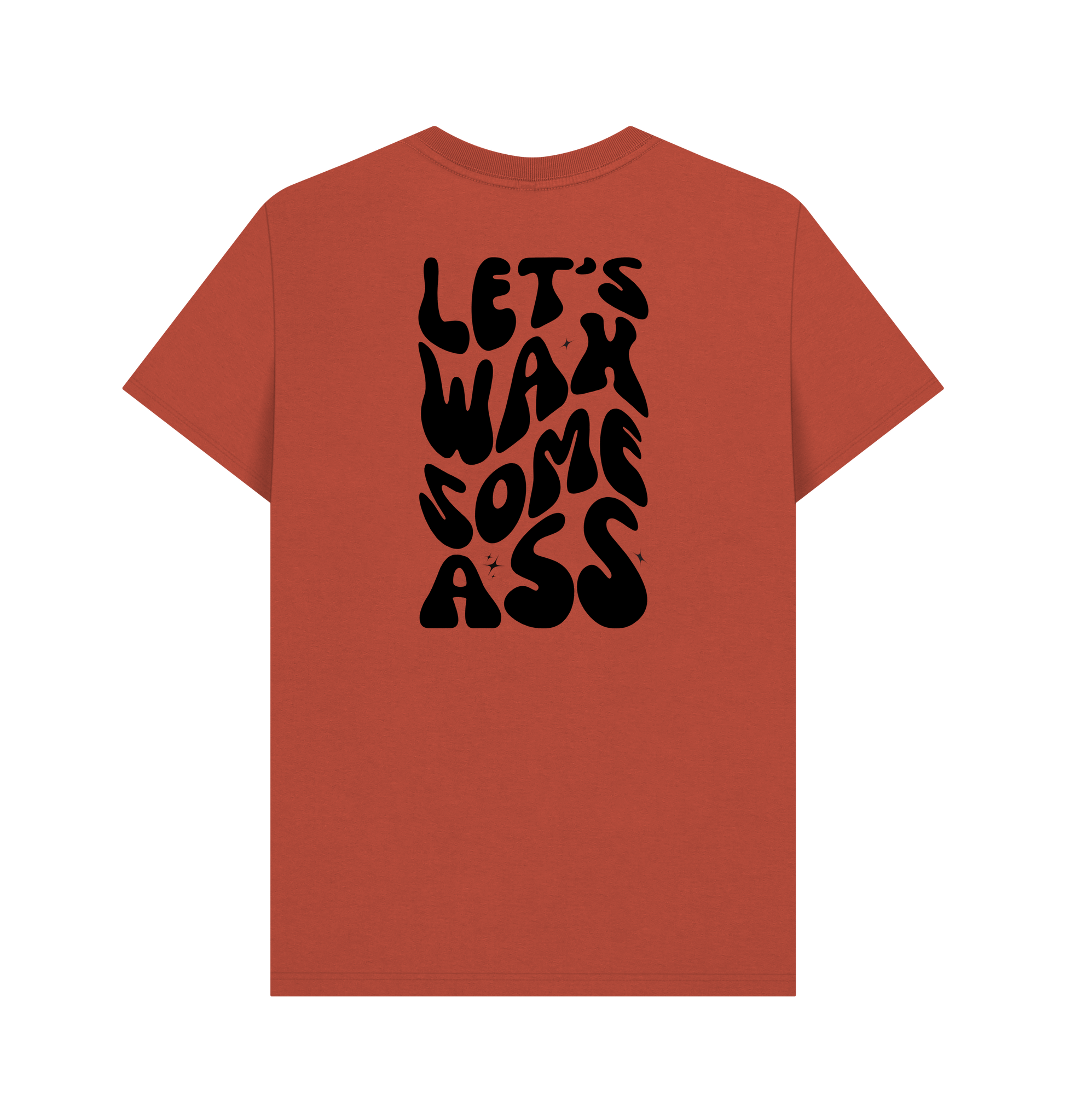 Rust Printed T-shirt Back