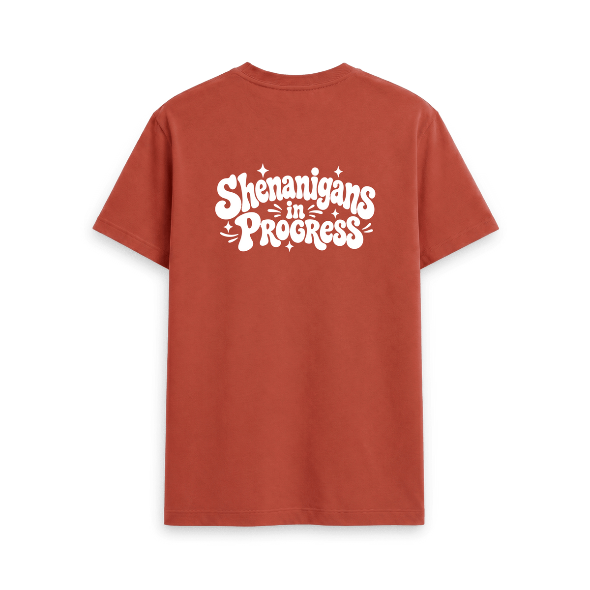 Rust Printed T-shirt Back