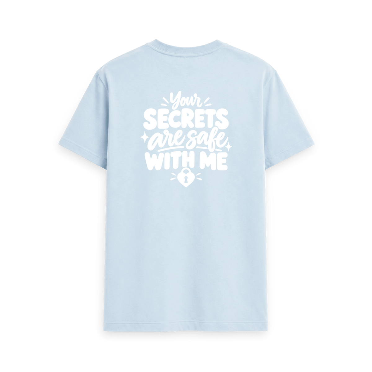 Sky Blue Printed T-shirt Back