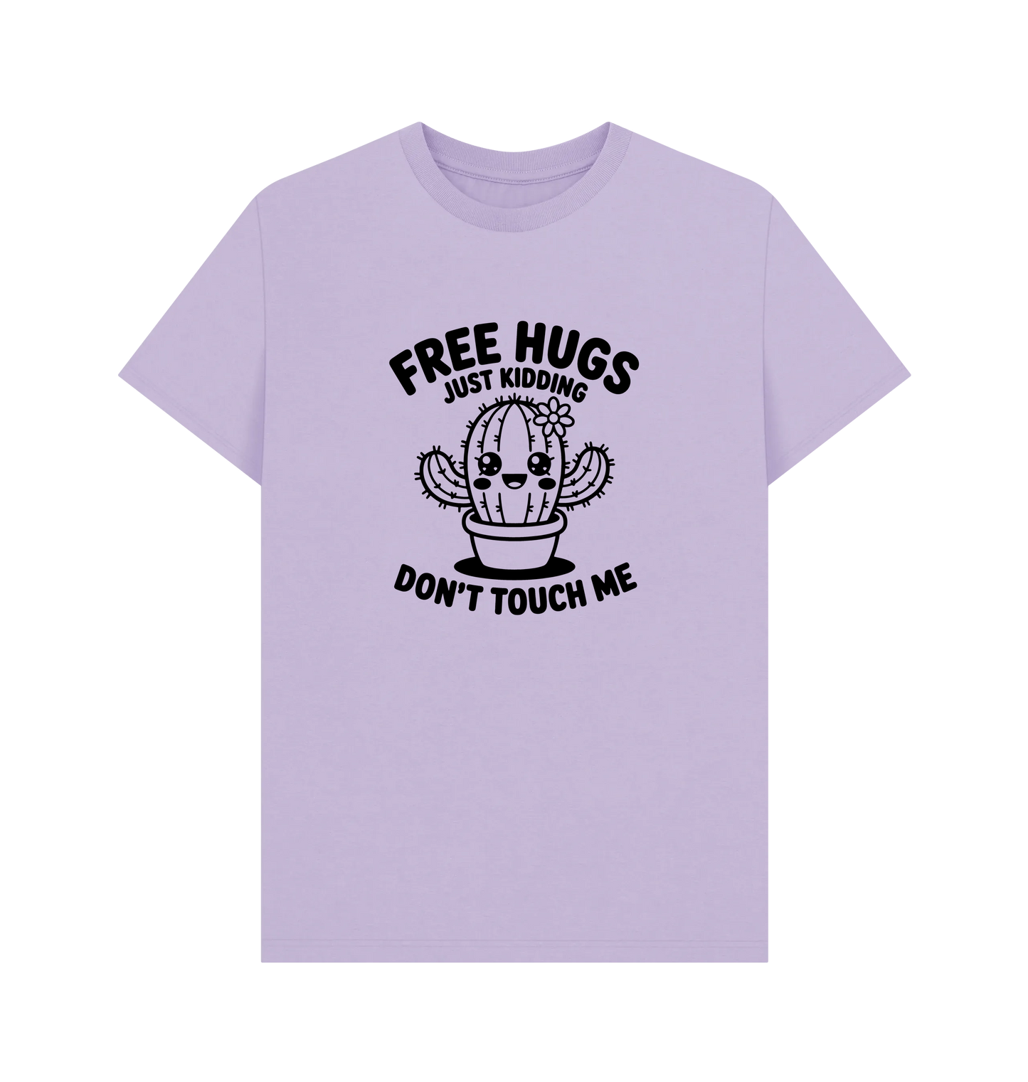 Lilac Printed T-shirt Front