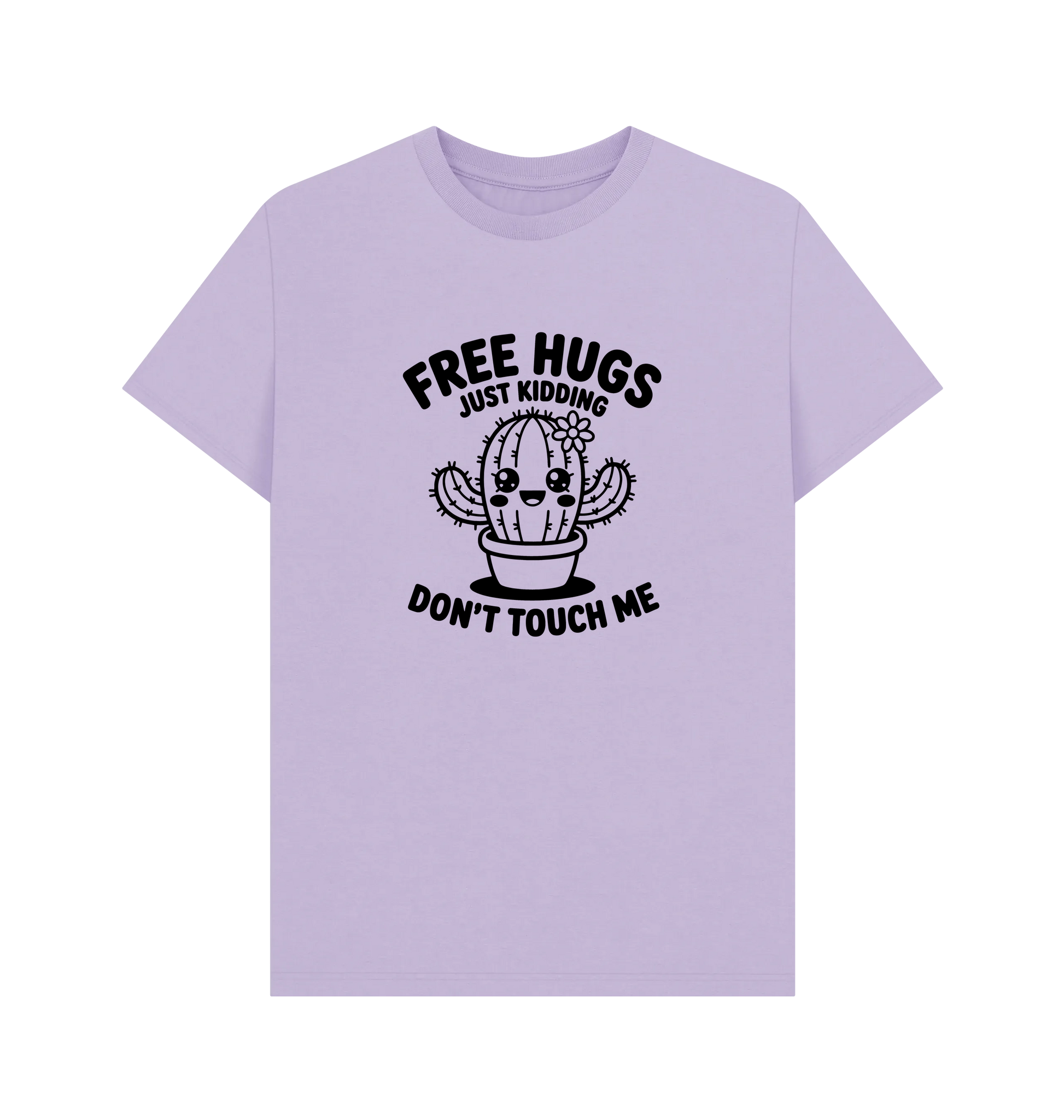 Lilac Printed T-shirt Front