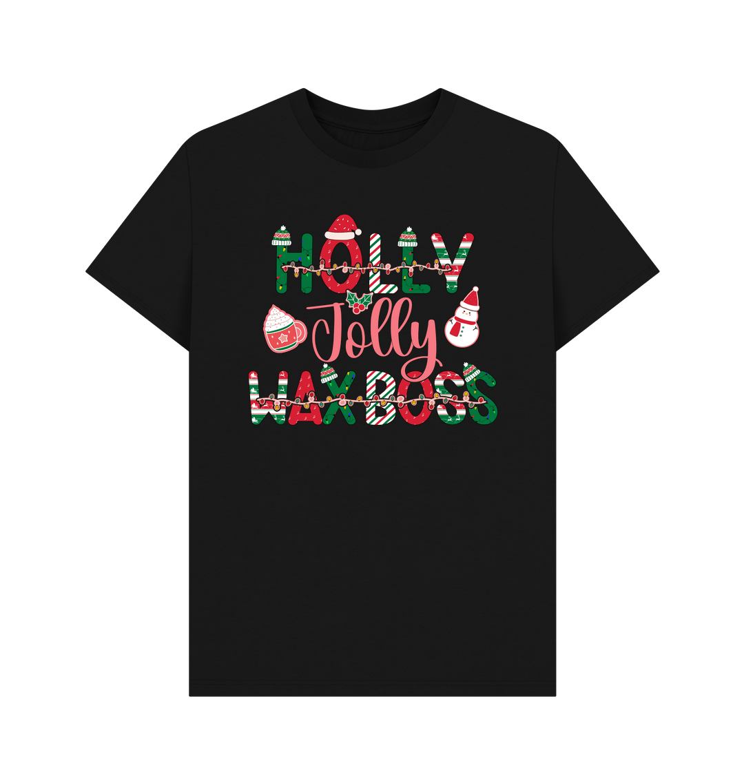 Black Printed T-shirt Front