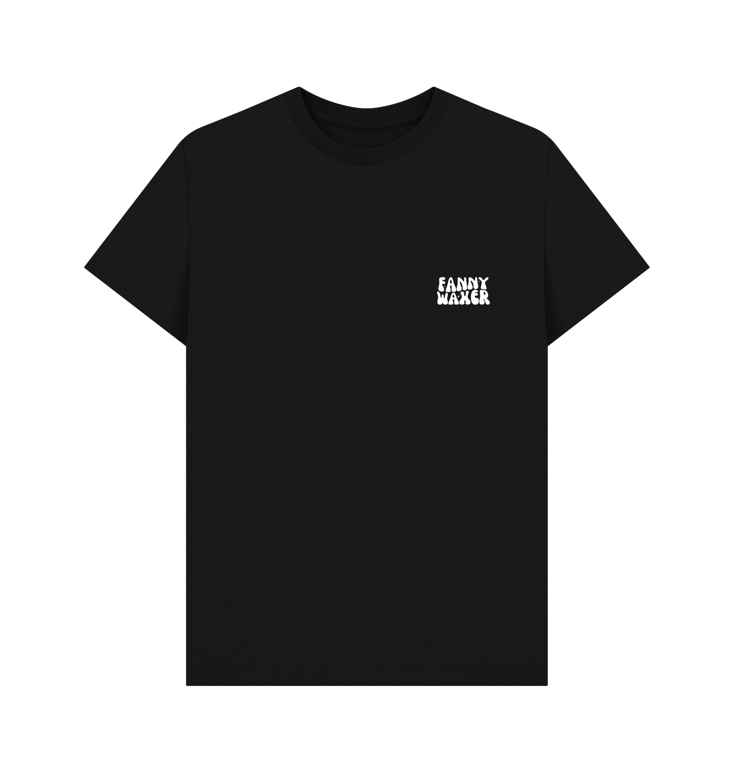 Black Printed T-shirt Front