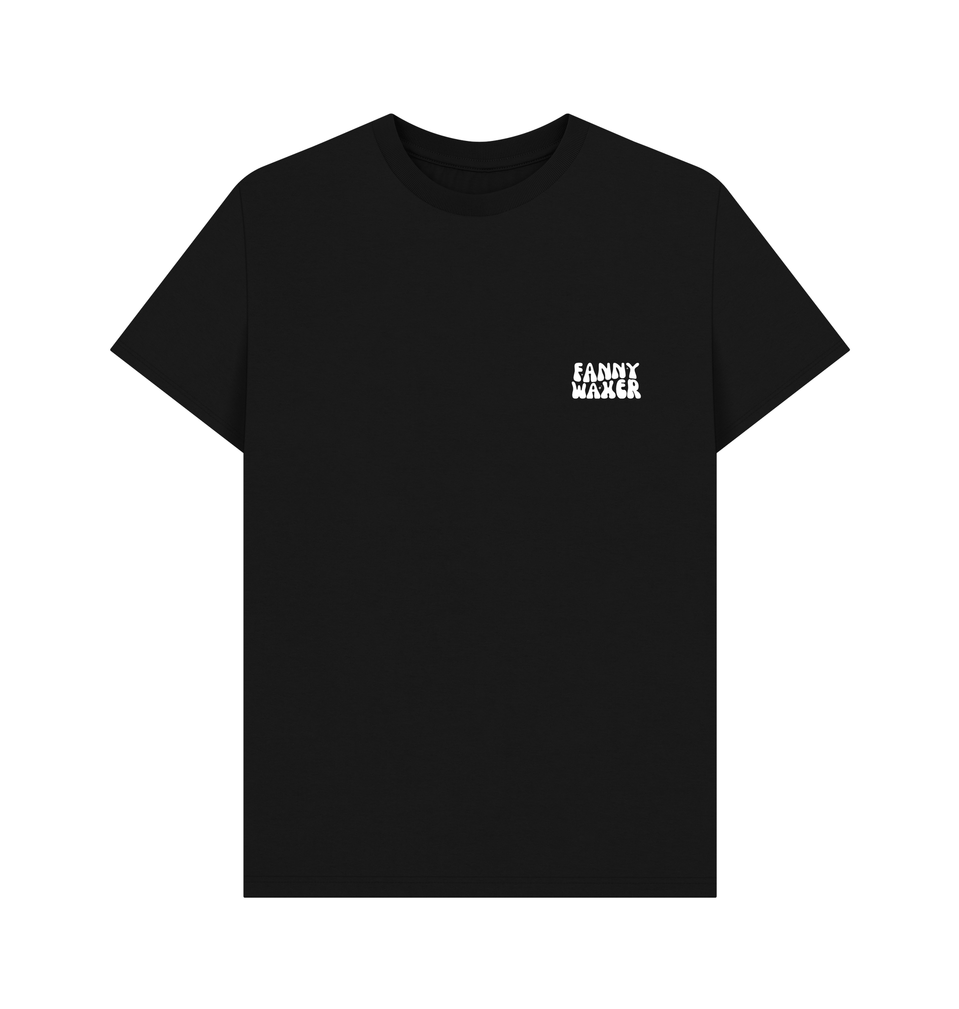 Black Printed T-shirt Front