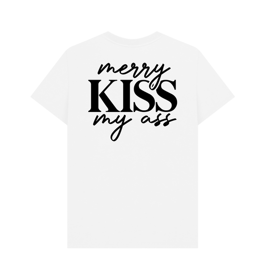 White Printed T-shirt Back