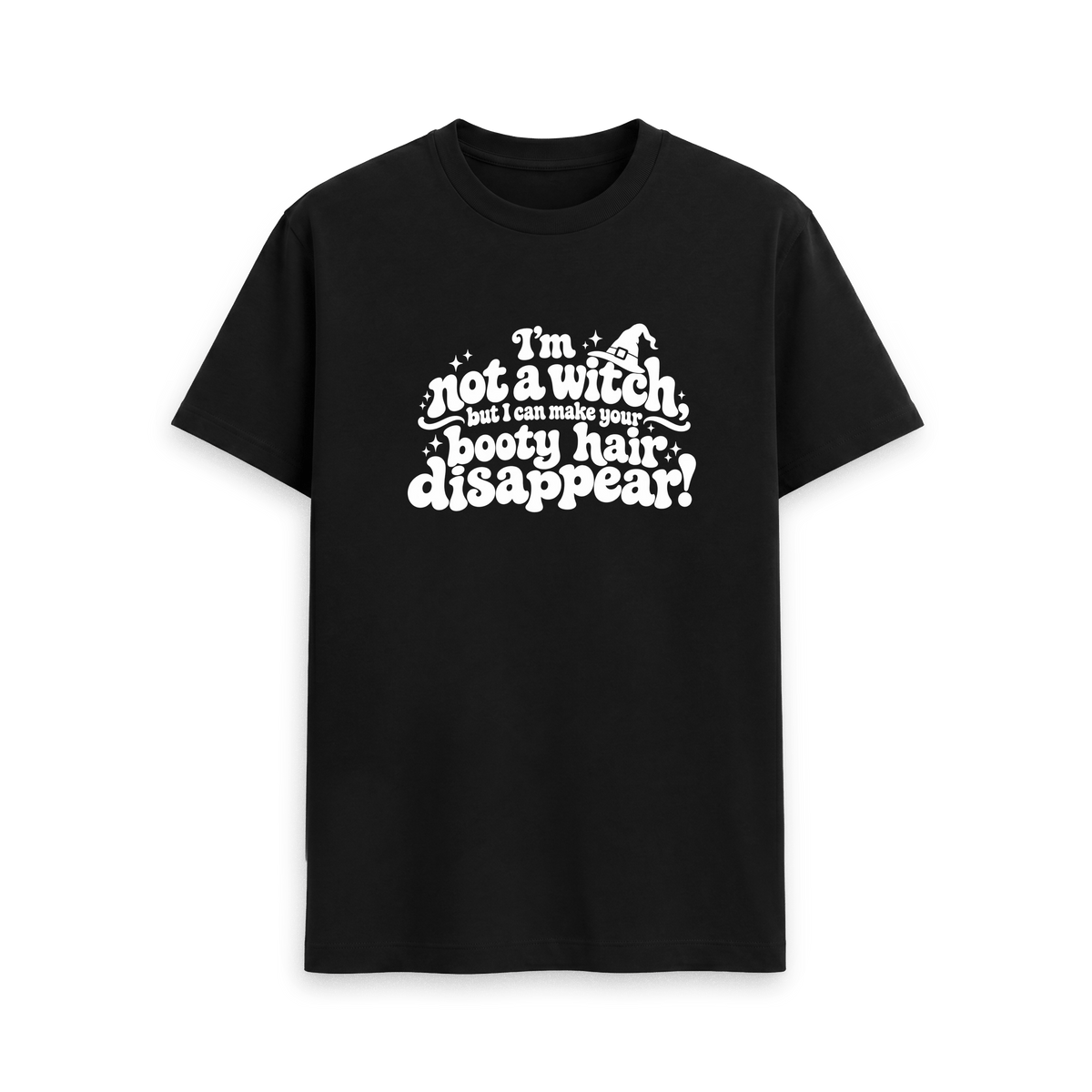 Black Printed T-shirt Front