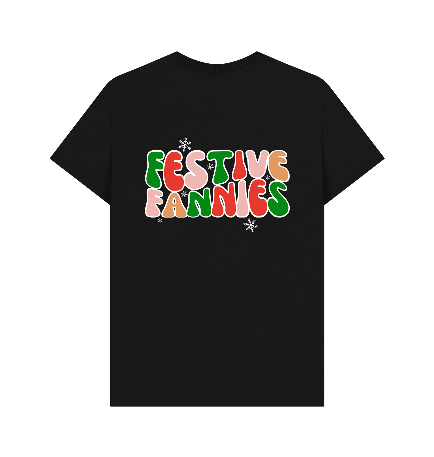 Black Printed T-shirt Back