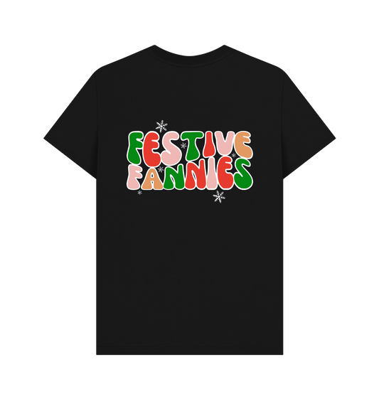 Black Printed T-shirt Back