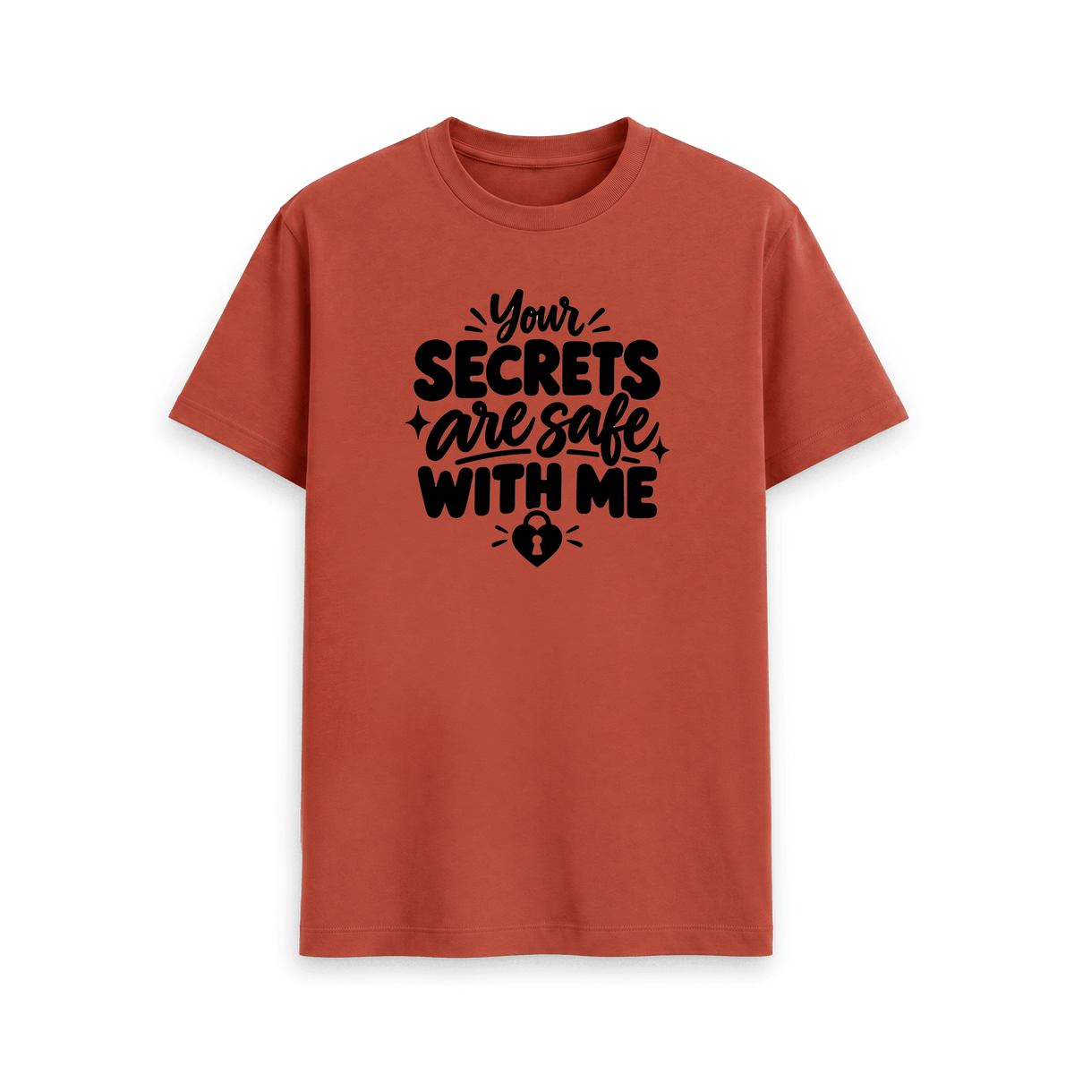 Rust Printed T-shirt Front