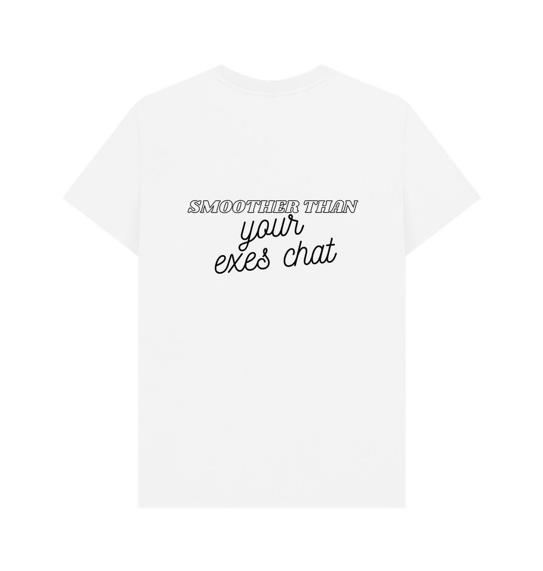 White Printed T-shirt Back