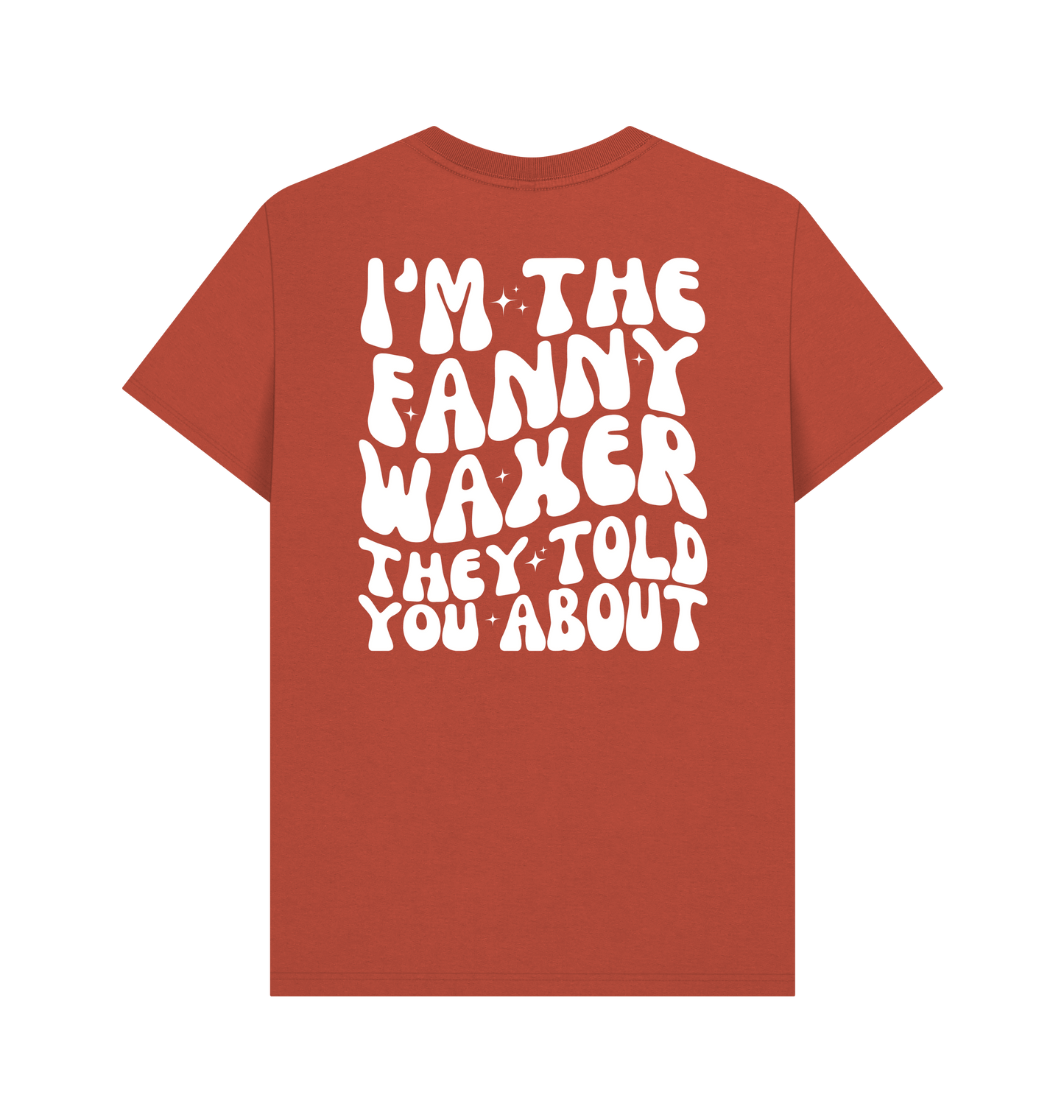 Rust Printed T-shirt Back