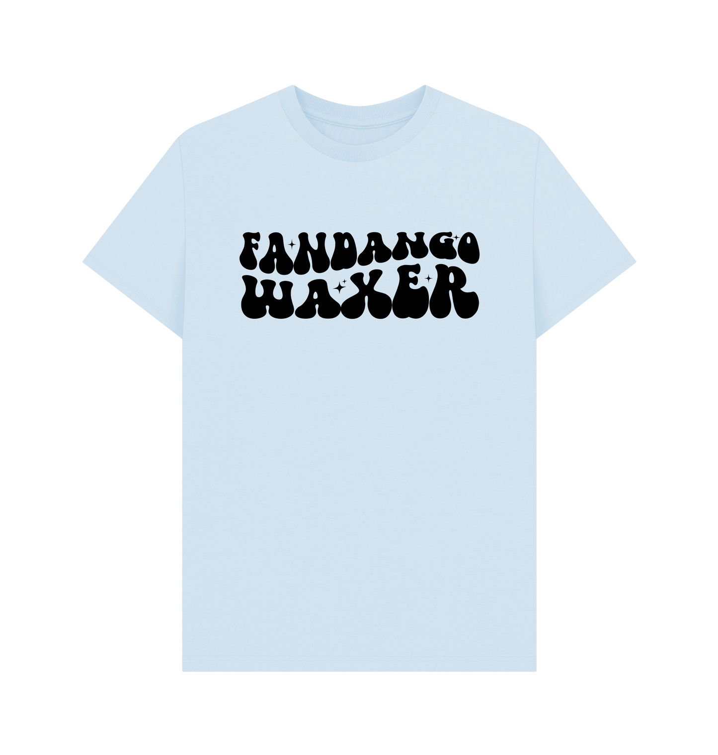Sky Blue Printed T-shirt Front