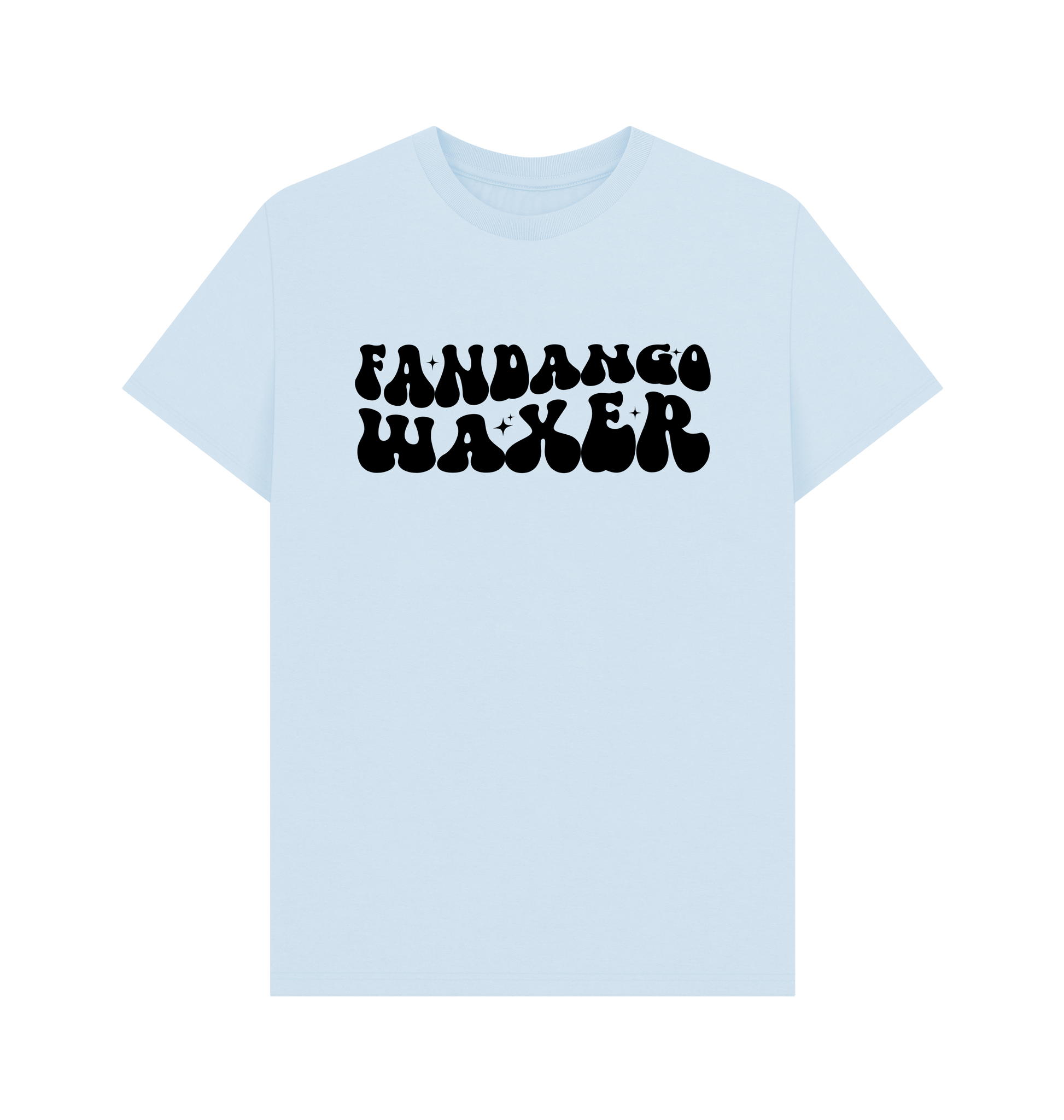 Sky Blue Printed T-shirt Front
